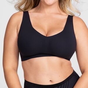Honeylove 24/7 LiftWear V-Neck No Wire Bra LWBR0101 black Extra Large XL